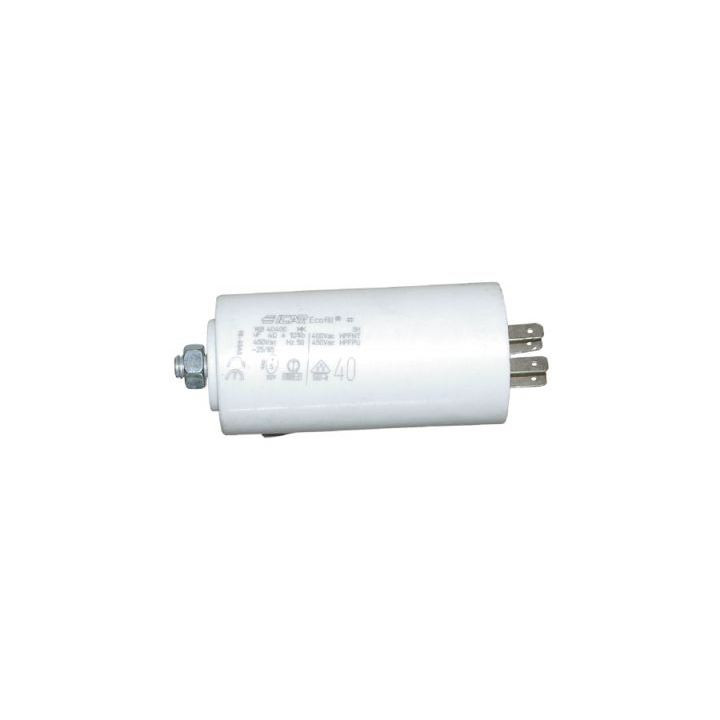 Capacitor 40.uf / 450 v + earth comar ducati aezrtix karcher miflex konig - 2