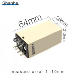 Omron relay 12v 5a h3y-2 timer 1 min to 60 min 230v 240v 2 no / nc in work or rest souked - 4