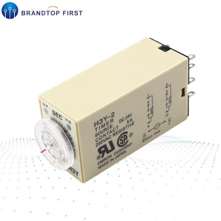 Omron relè 24v 5a h3y-2 timer da 1 min a 60 min 230v 240v 2 no / nc in lavoro o di riposo dealx - 8
