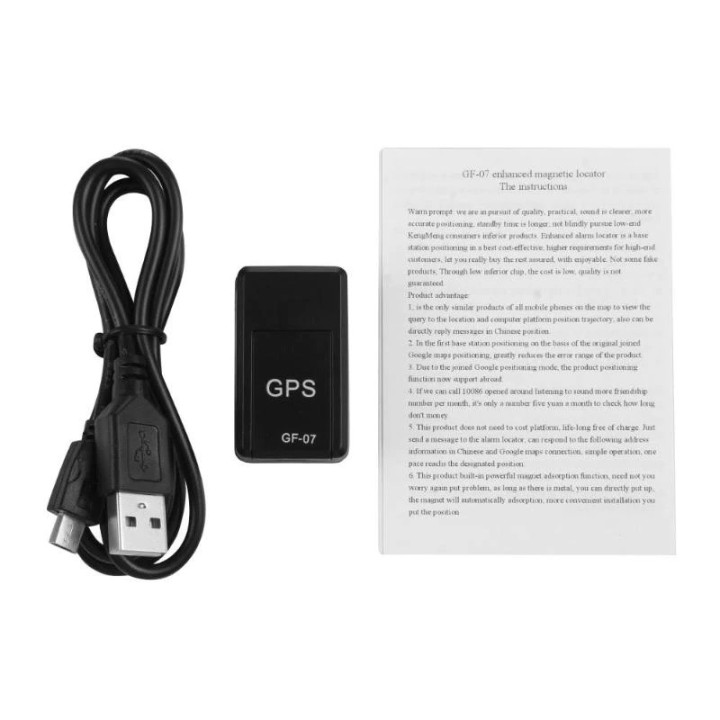 GPS Tracking Device, Konesky Kids Tracking Locator Car Magnetic GPS Tracker Portable Real-Time Positioning Device