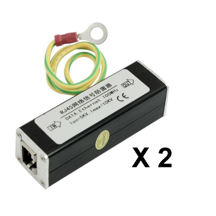 2 Rj45 netzwerk ethernet überspannungsschutz adsl web pc anstieg gewitters ltdx rj45 jr international - 5