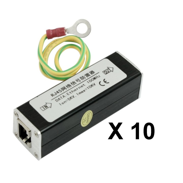 10 Rj45 red ethernet adsl oleada web pc descarga atmosférica tormenta ltdx rj45 jr international - 5