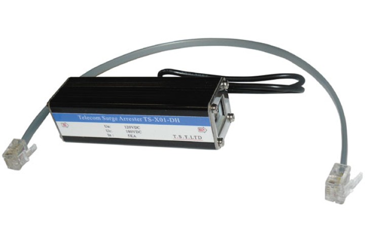 Rj11 sobretensiones en la línea telefónica como un fax / módem / adsl descargador de sobretensión 3ka 110v teléfono jr internati