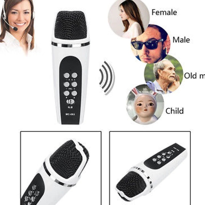 Microphone changeur de voix Pour Enregistrement Vidéo Smart Phone Mic