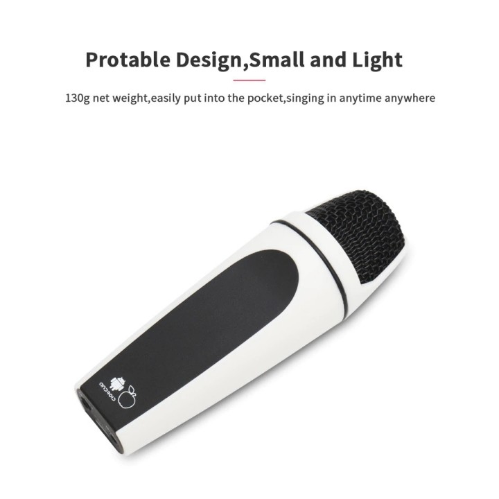 Professional Usb Voice Changer Microphone Wired Vocal Karaoke Handheld Condenser Microphone