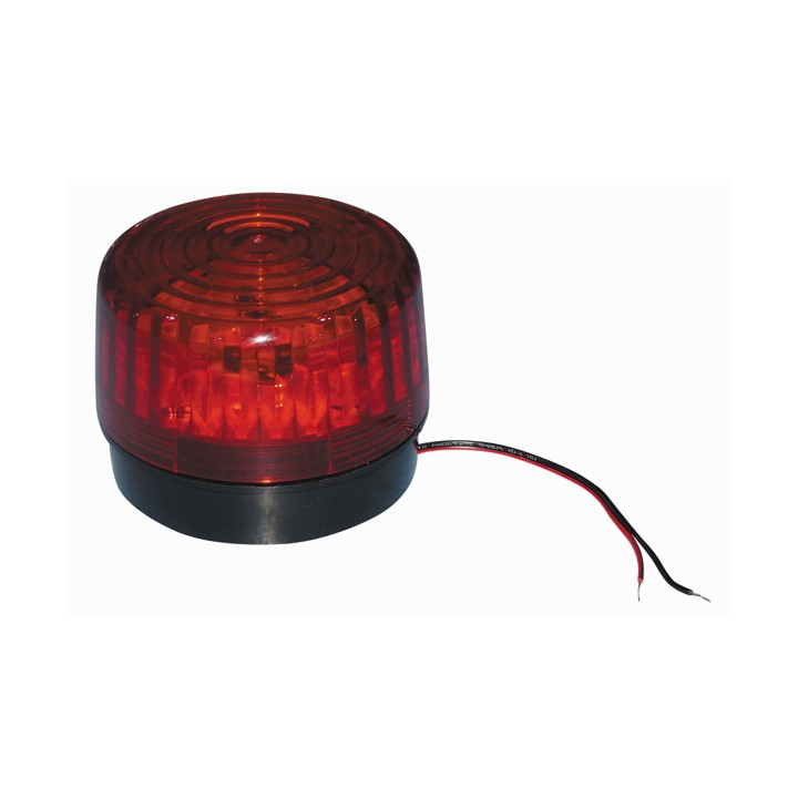 2 Flash alarma electronico xenon rojo 220v ø99x75mm haa220r flashs alarmas electronicas rojas jr international - 1