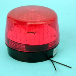 2 Flash alarma electronico xenon rojo 220v ø99x75mm haa220r flashs alarmas electronicas rojas jr international - 2