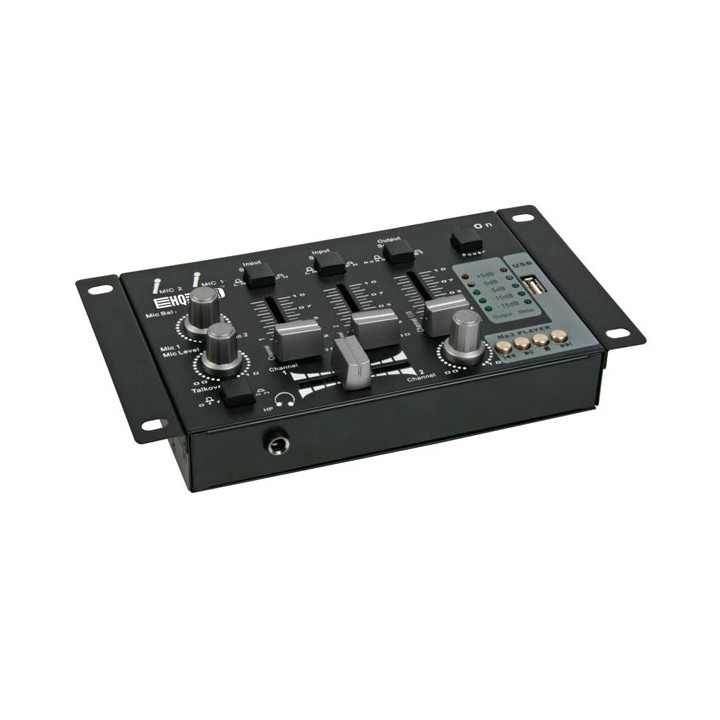 2 canali mixer 2 ingressi microfonici 1 ingresso usb mp3 decodificatore promix50u velleman - 2