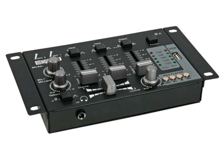 Mesa de mezclas 2 canales + entrada usb velleman - 2