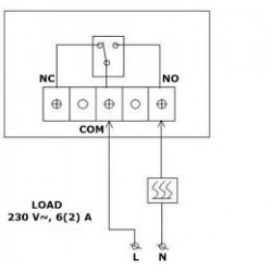 Digital programmierbaren Thermostat Installation einfach cth406 Woche Zeitplan Heizprogrammes velleman - 3