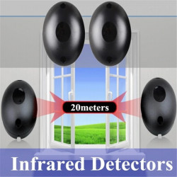 Infrared barrier 12v 24v electronic 15m cell contact no abo nf-20 engine portal wena - 24