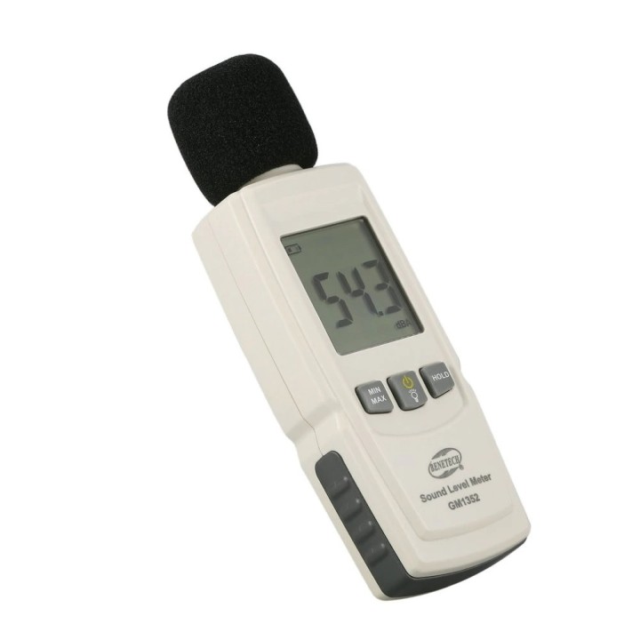 Nivelador de sonido decibelímetro medidor de decibelios medidor de sonido medidor pantalla lcd gm1352 benetech 30-130dB