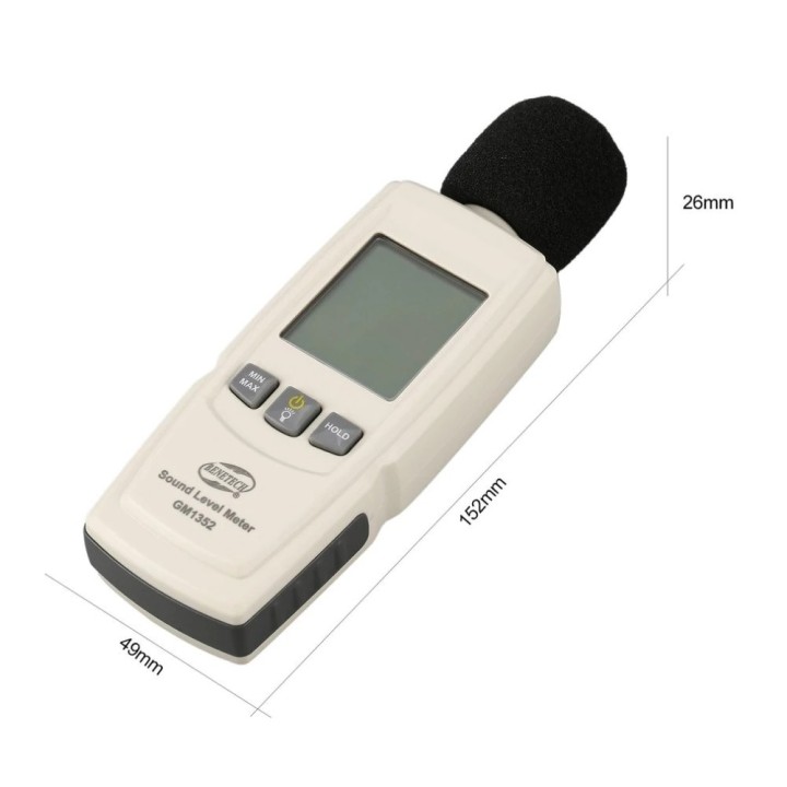 Sound leveler decibelmetre decibel meter measure sound meter lcd screen gm1352 benetech 30-130dB