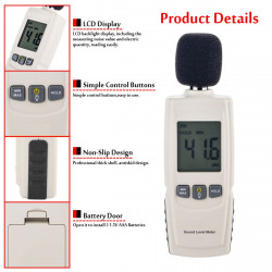 Fonometro decibelmetre decibel meter misura fonometro schermo lcd gm1352 benetech 30-130dB