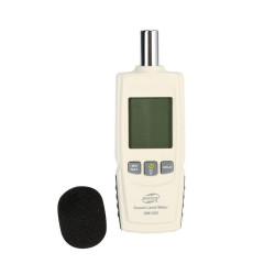 Schallpegelmesser Dezibelmeter Dezibelmeter messen Schallpegelmesser LCD-Bildschirm gm1352 benetech 30-130dB