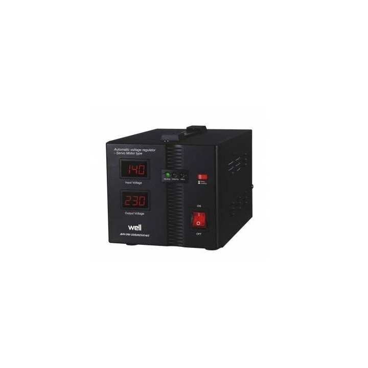 Estabilizador de voltaje automático con servomotor Secure 500VA, pozo A0VR-SRV-SECURE500-WL