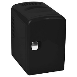 Mini refrigerador 12v 230v ac 4l negro caliente frío cfrig3