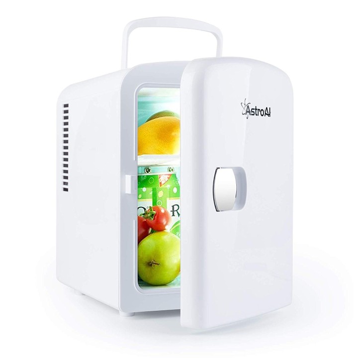 Mini refrigerador 12v 230v ac 4l negro caliente frío cfrig3