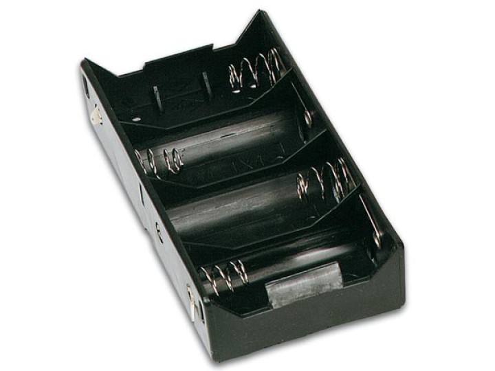Acoplador de 4 pilas d (lr20), con bornes a soldar velleman bh143d velleman - 1