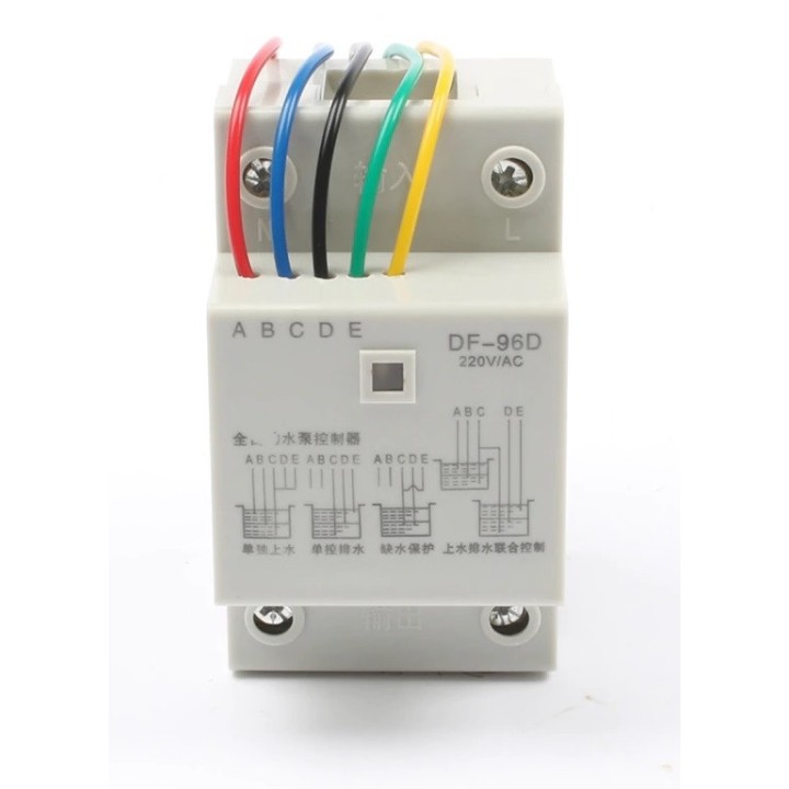DF-96D DF96D controlador de nivel de agua automático controlador de bomba cisterna automático 220V carril Di