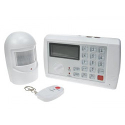 System security package without central wire ham1000ws + 1 detector volumetric one remote velleman - 1