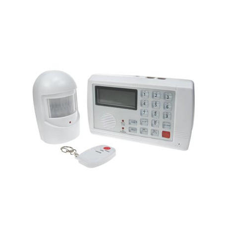 System security package without central wire ham1000ws + 1 detector volumetric one remote velleman - 1