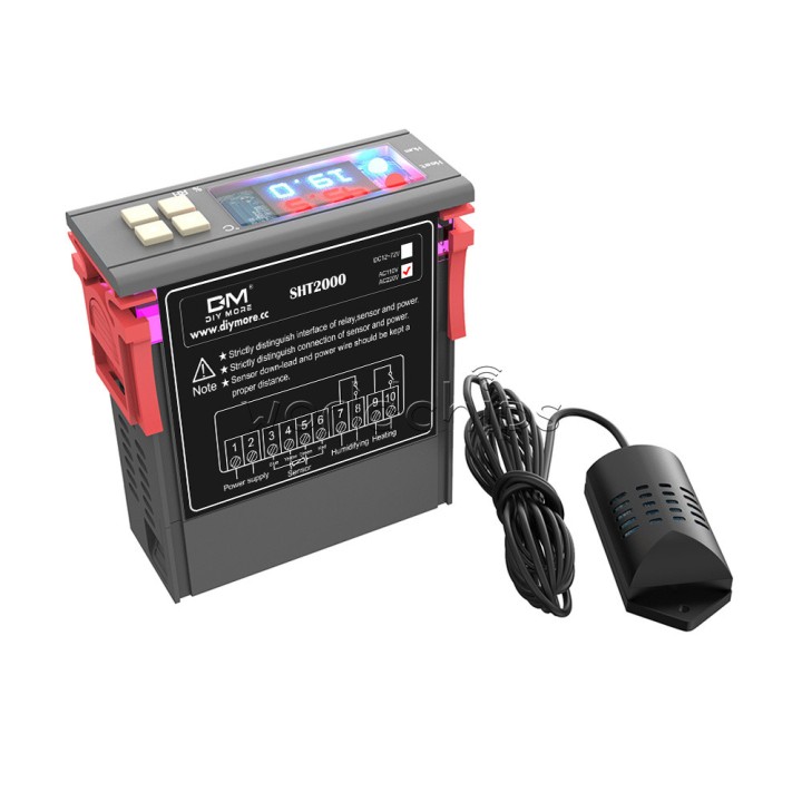 SHT2000 AC 110V 220V Digital Thermostat Humidistat Humidity Temperature Controller