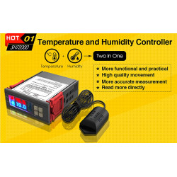 SHT2000 AC 110 V 220 V Termostato digitale Umidostato Umidità Regolatore di temperatura