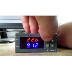 Thermostat Température Contrôleur D'humidité AC230V Chauffage Refroidissement Humidification