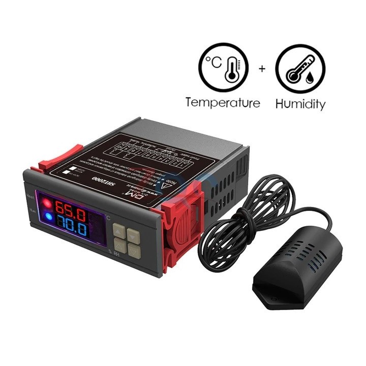 SHT2000 AC 110 V 220 V Digitaler Thermostat Hygrostat Feuchtigkeit Temperaturregler