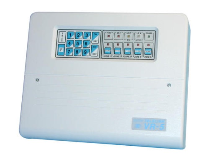 Control panel 6 zone control panel for vr5w, ir32 alarm, 433mhz wireless home security system electronic anti robber system wire