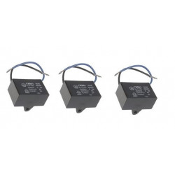 3 Condensatore metallizzato CBB61 per ventilatore da soffitto a motore 500VAC 4uF 4mf icquanzx - 2