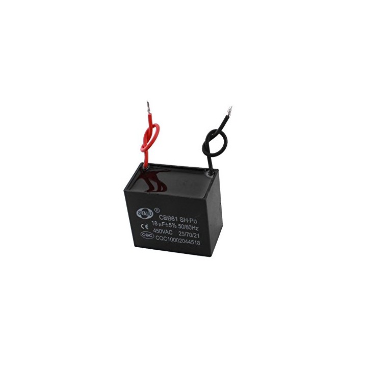 CBB61 Metallized Capacitor for Motor Start-up Ceiling Fan 500VAC 15uF 15mf 15 uf mf jr international - 1