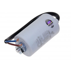 Condensador electrico alambrico 12.5 mf micro farad 450v cable arranque motor motorizacion portico jr international - 1