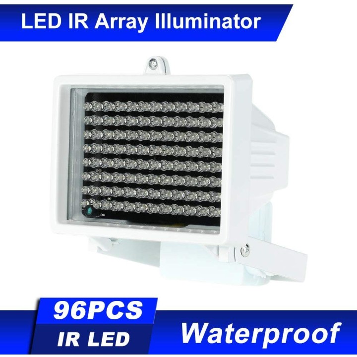 Infrarotlichtprojektor 96 LED 60m Illuminator Nachtsicht wasserdichte Außenbeleuchtung