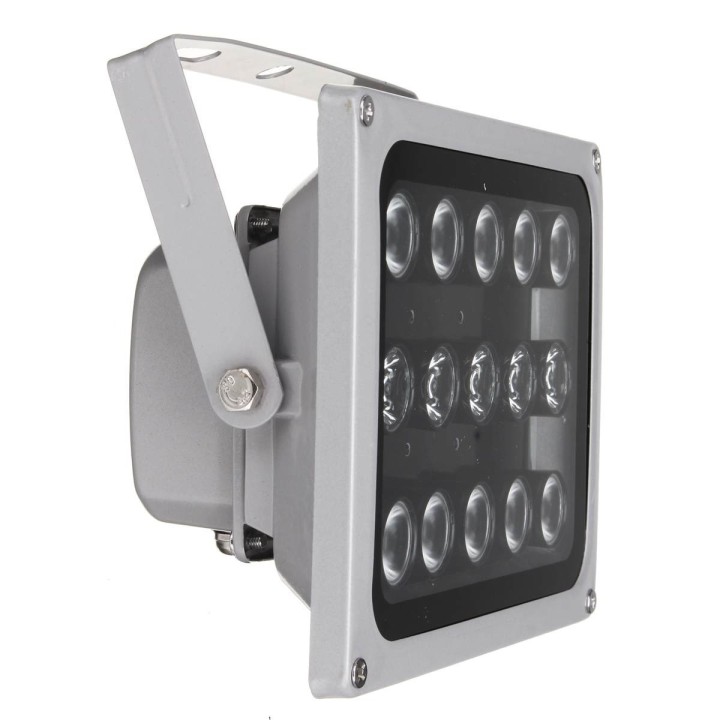 Wasserdichter Infrarotprojektor IP65 12v 15 LED Illuminator Licht Lampe Nachtsicht CCTV