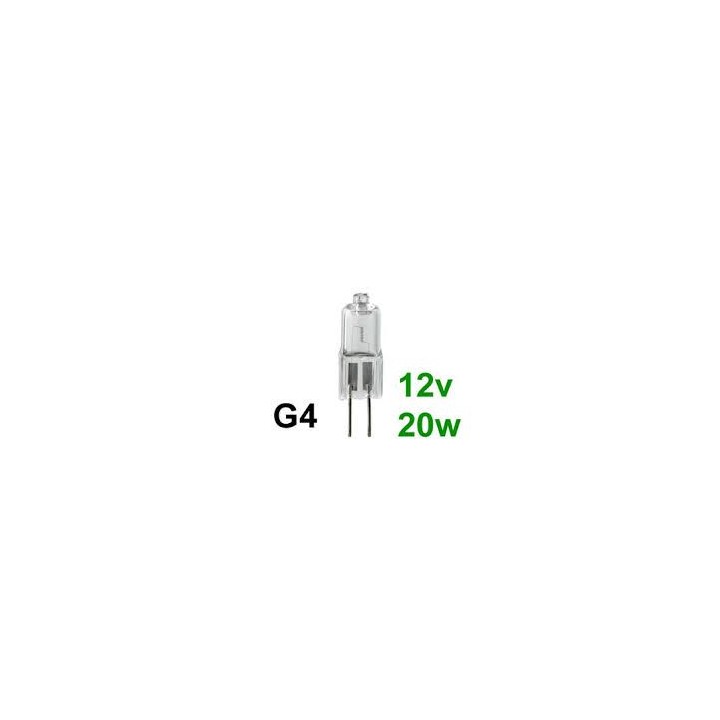 2 Lampadina g4 12v 20w bianco caldo alogene illuminazione luce linea 3000h jc capsula jr international - 2