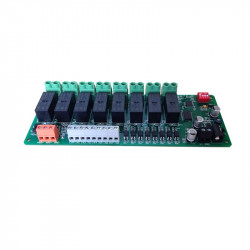 Modulo relè RS485 8 canali IO 8in 8out tastiera di controllo RS485 16A