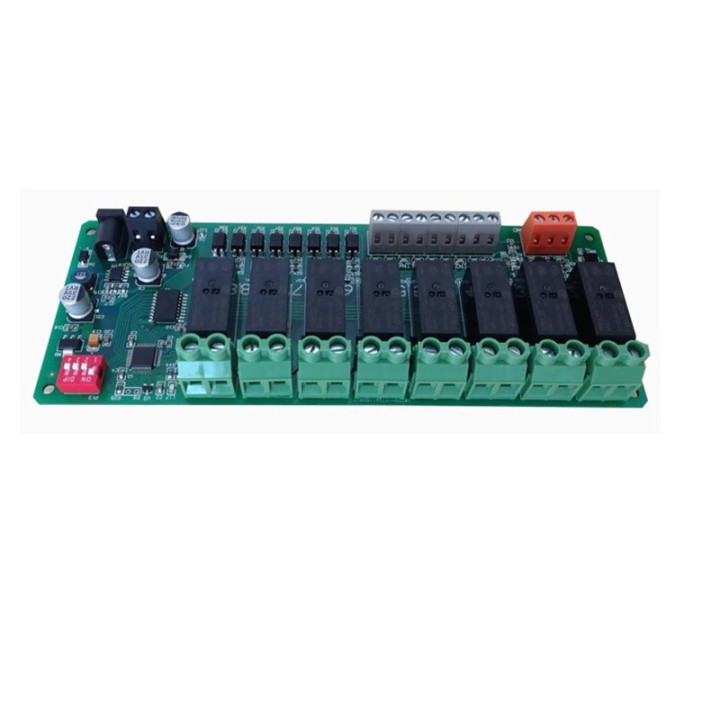 Modulo relè RS485 8 canali IO 8in 8out tastiera di controllo RS485 16A