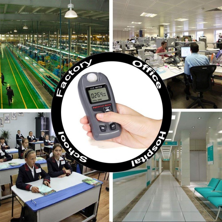 Medidor de lux digital multifunción portátil MT-30 0.1-200000lux Luxmeter de alta precisión Medidor de iluminancia portátil