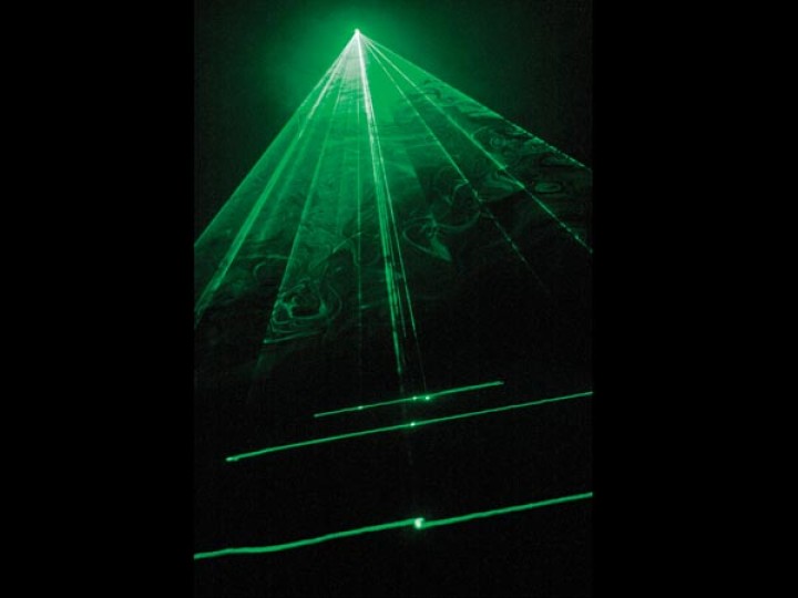 Aurora 30mw laser projector - sound activated vdl301gl velleman - 1