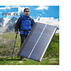 Caricabatterie a pannello solare 6v 0.6w per l'alimentazione del sistema energetico
