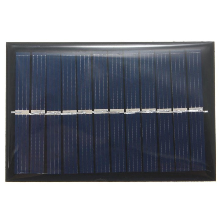 Panel solar 6v 0.6w Cargador de batería para suministro de sistema de energía