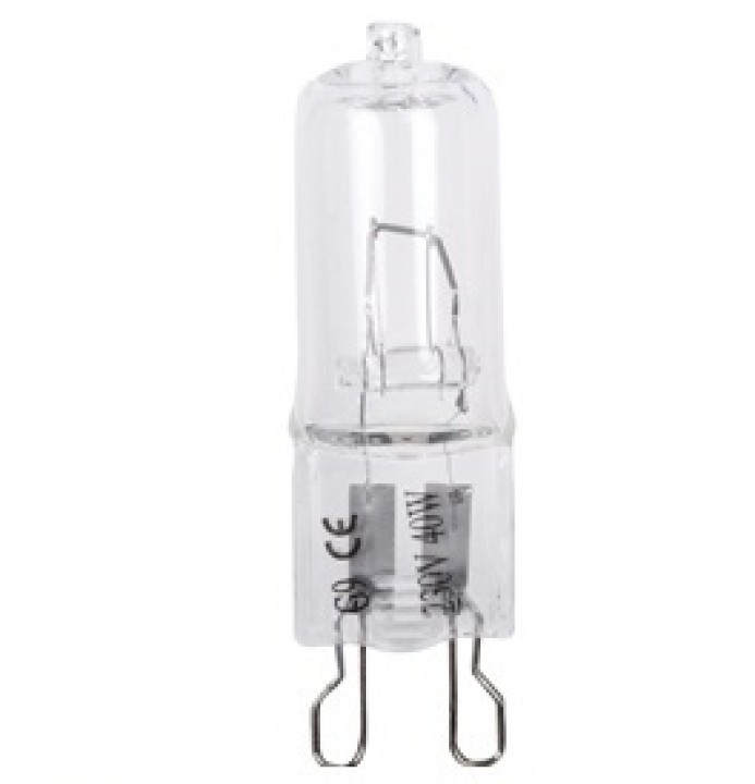 Bombilla halogena g9 40w 220v 230v 240v claire 2000h 1 pieza luz alumbrado bombilla economia energia jr  international - 1