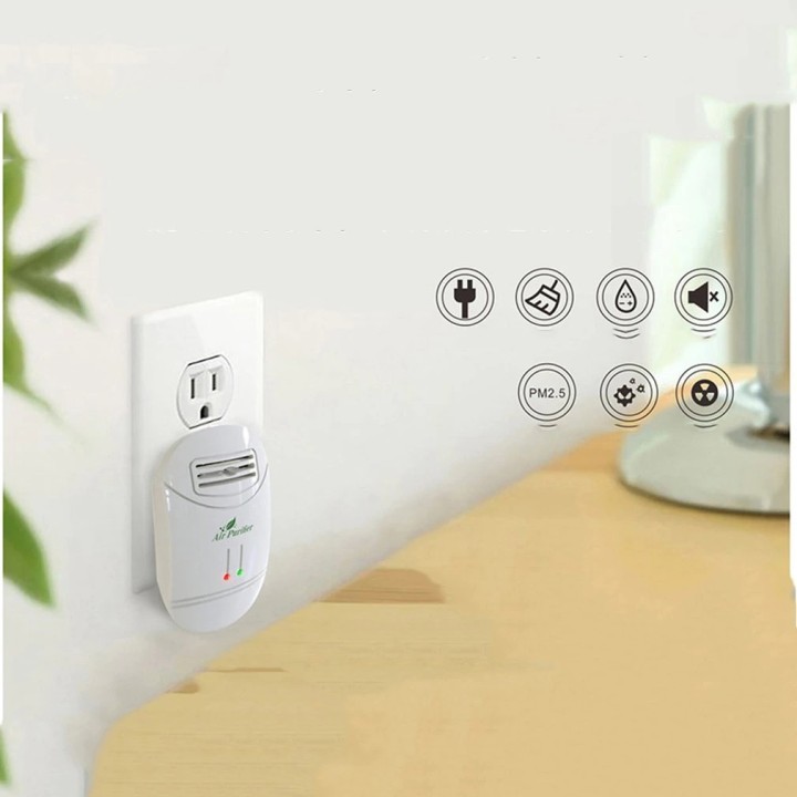 Ioniseur Purificateur air Pour La Maison Generateur ions Negatifs Filtre a Air Fumee Poussiere