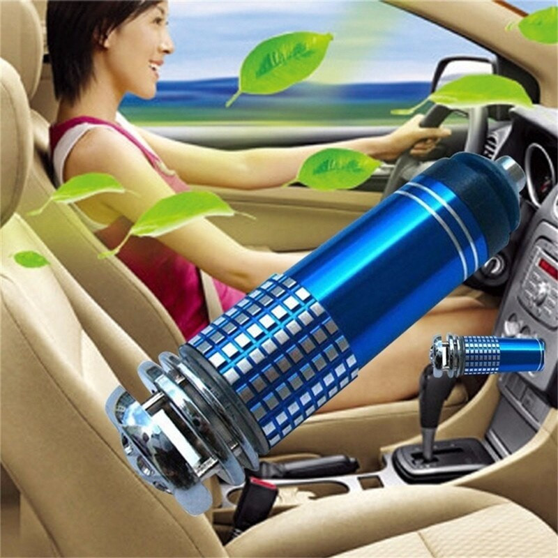 Vente Mini auto voiture fresh air ionique Purificateur Oxygène Ozone Ionizer Cleaner Noir 