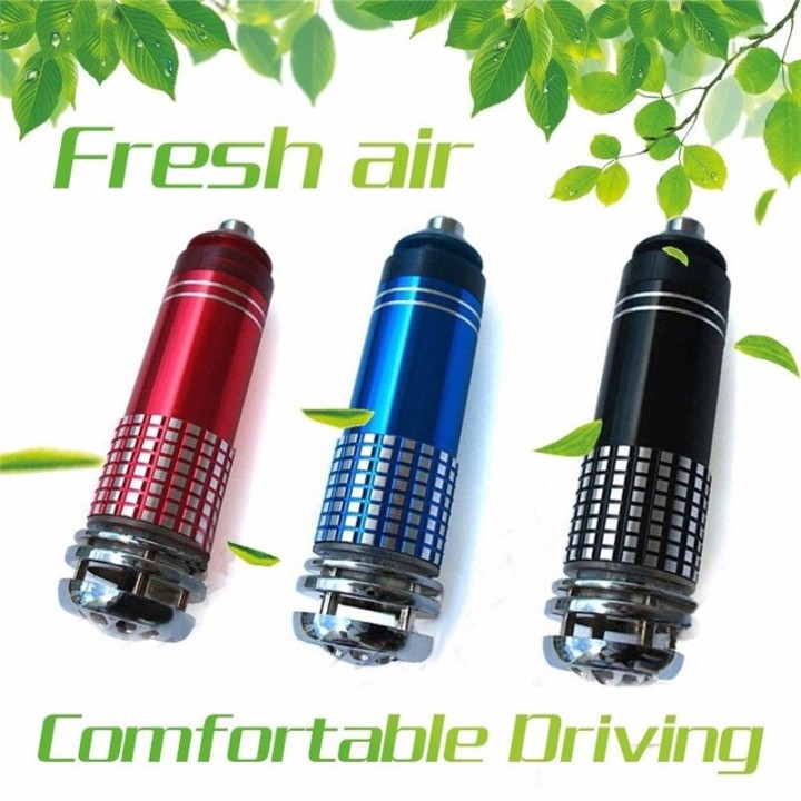 Mini Auto Fresh Air Ionic Purifier Oxygen Bar Ozone Ionizer Cleaner For Car
