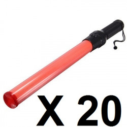 20 Traffic police baton 21 inch red lightingtraffic led safety control reflective warning stick flashlight jr international - 12