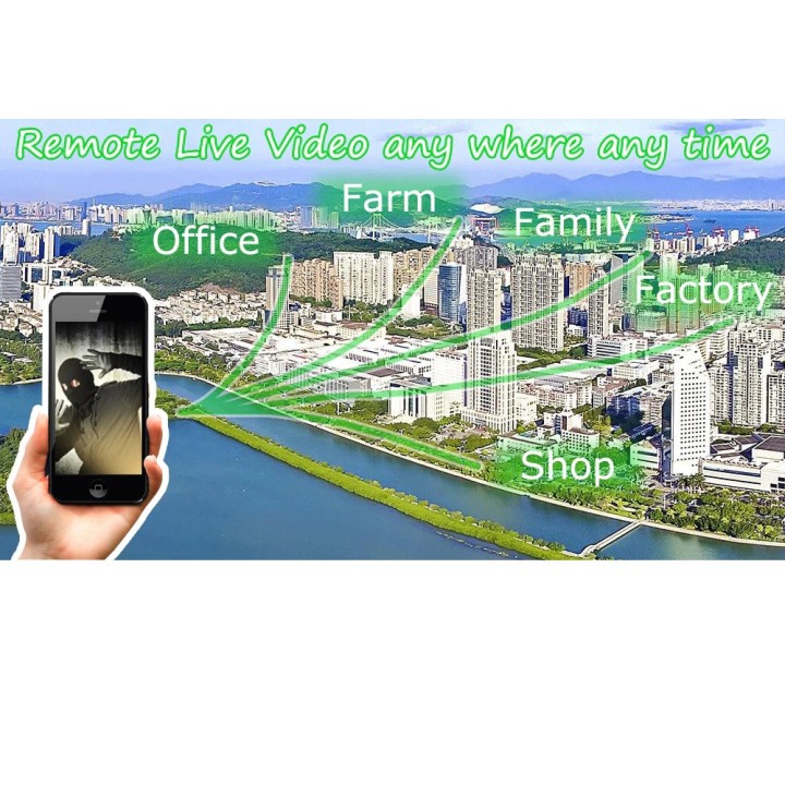 1080p 6mm waterproof ip color video camera with 220v power supply