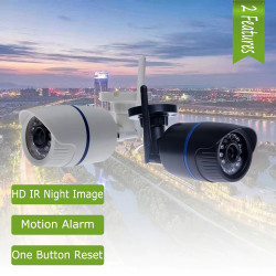 1080p 6mm wasserdichte IP-Farbvideokamera mit 220V Netzteil